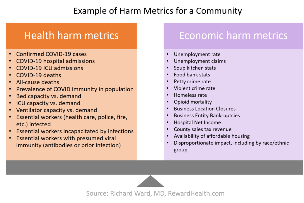 Example of Harm Metrics for a Community